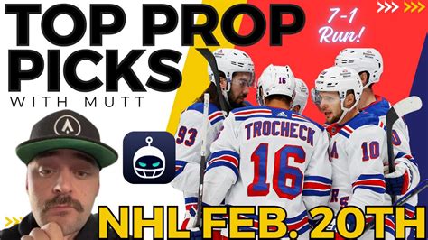 Top NHL Parlay Picks for Feb. 20 .
